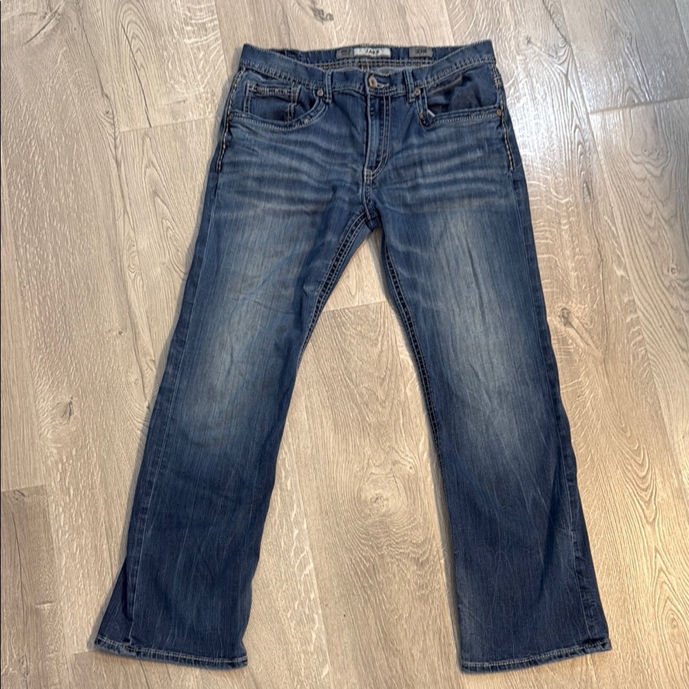 Men’s/Teen BKE Blue Bootcut Jeans Classic Denim Style